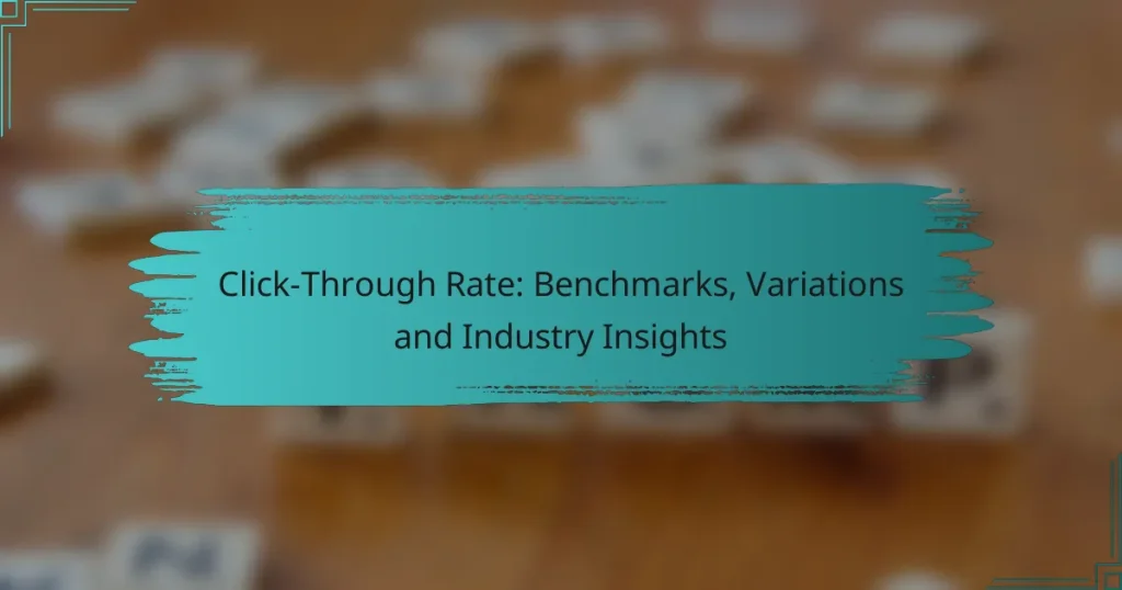 Click-Through Rate: Benchmarks, Variations and Industry Insights