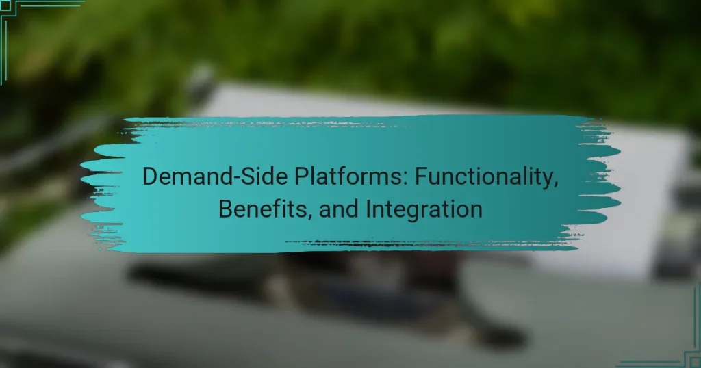 Demand-Side Platforms: Functionality, Benefits, and Integration