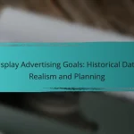 Display Advertising Goals: Historical Data, Realism and Planning