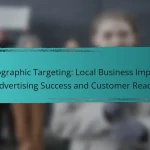 Geographic Targeting: Local Business Impact, Advertising Success and Customer Reach