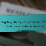 Retargeting Strategies: Conversion Rates, Display Ads and Customer Retention