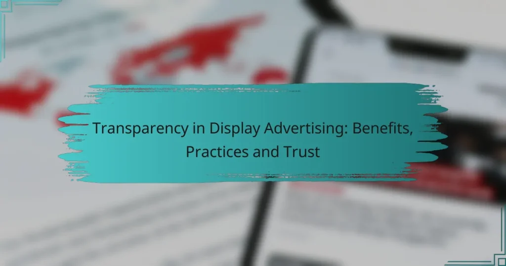 Transparency in Display Advertising: Benefits, Practices and Trust